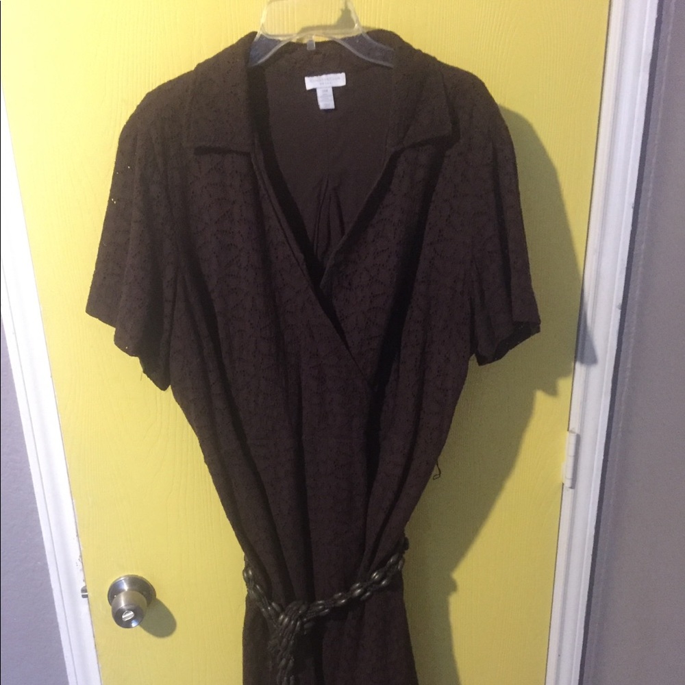 Charter club brown dress